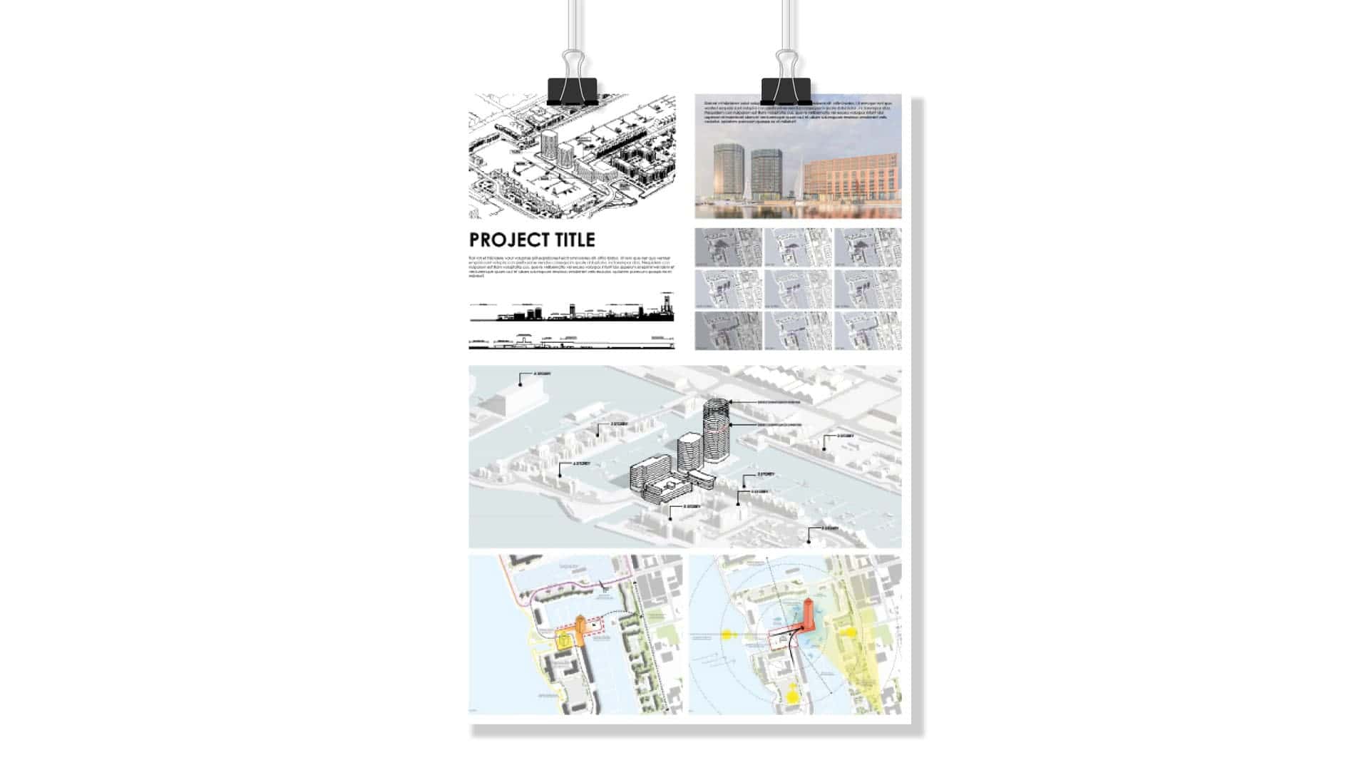 architectural presentation board templates