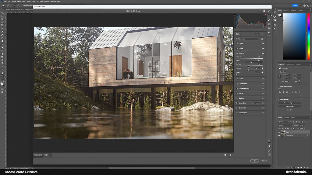 Lesson 8 – Final render settings & post-production