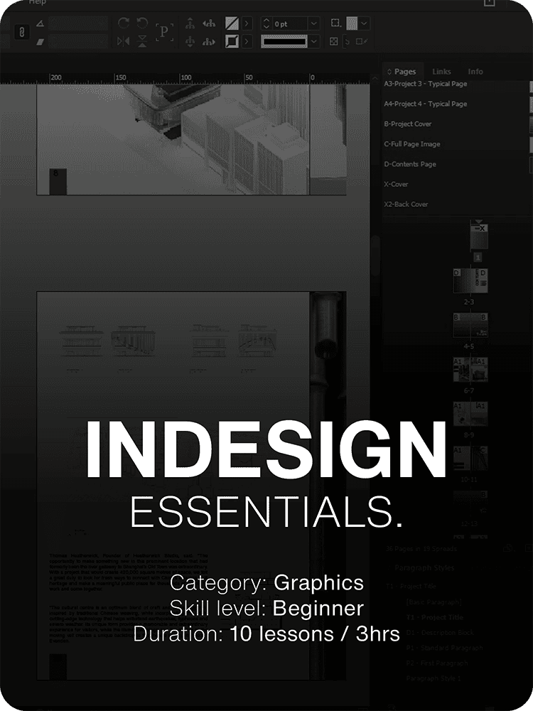 InDesign Course Poster