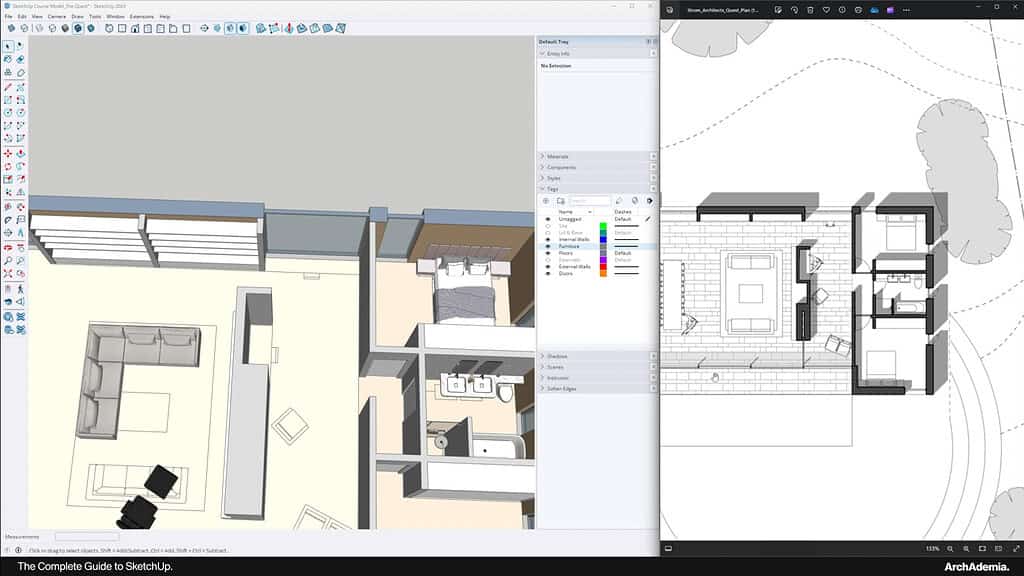 Lesson 9 - Modelling the Building Part 2 - The Interior